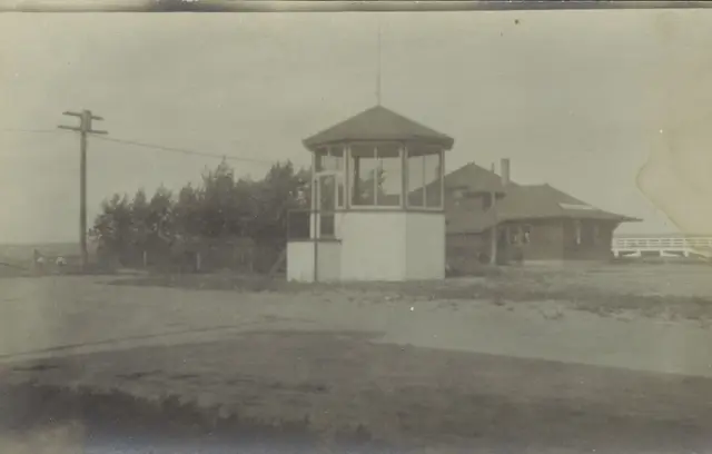 Railway depot and station tower
